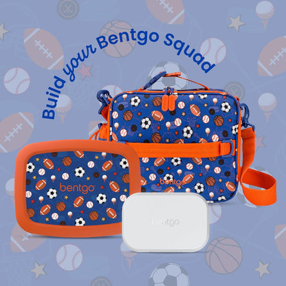 Bentgo Kids Lunch Bag - Durable, Double-Insulated Lunch Bag for Kids 3+; Holds Lunch Box, Water Bottle, & Snacks; Easy-Clean Water-Resistant Fabric & Multiple Zippered Pockets (Mermaid)