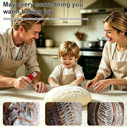 Herda Bread Lame Dough Scoring Tool, Retractable Magnetic Design