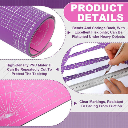 Pangda 1 Pcs 36 x 48 in Large Self Healing Cutting Mat for Sewing, Green