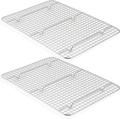 TeamFar Cooling Rack, 8.75”x6.25” Stainless Steel Baking Grid Wire Rack