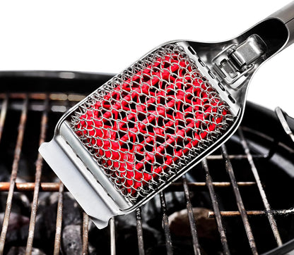 OXO Good Grips Bristle-Free Coiled Grill Brush with Replaceable Head