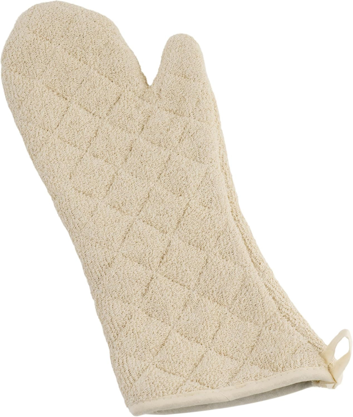 Winco Terry Oven Mitt, 13-Inch, Tan