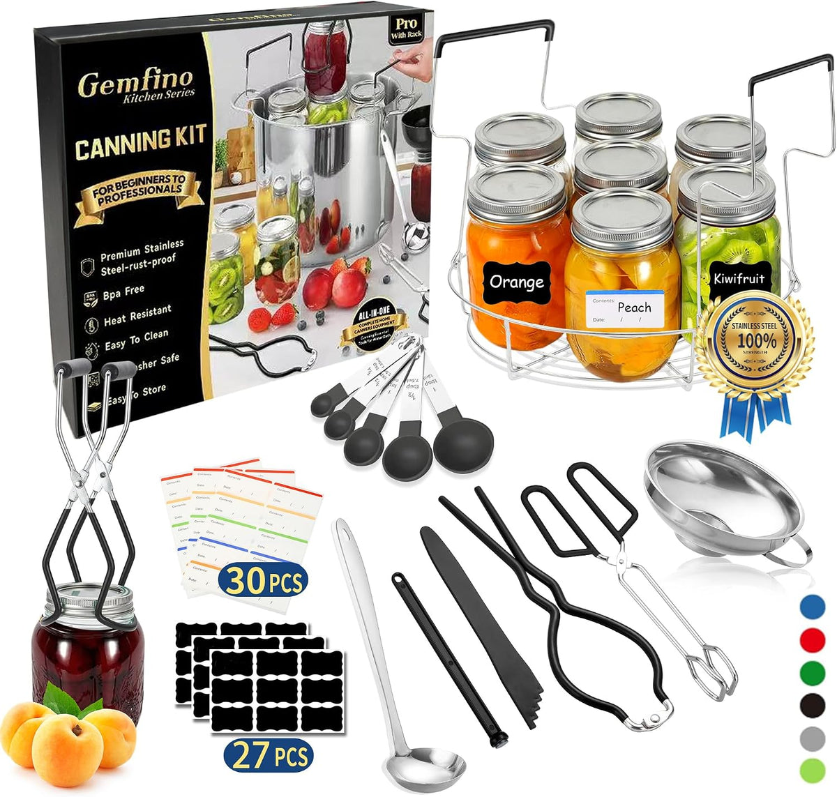 Canning Supplies Starter Kit,Canning Kit Set for Beginners