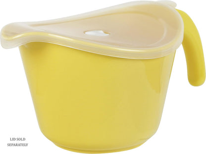 Reston Lloyd, Batter Bowl With Pour Spout, Non-Slip Base, Erogonomic Space Saving Detachable Handle, 2 QT Heavy Duty BPA-Free Microwave & Dishwasher Safe, Plum
