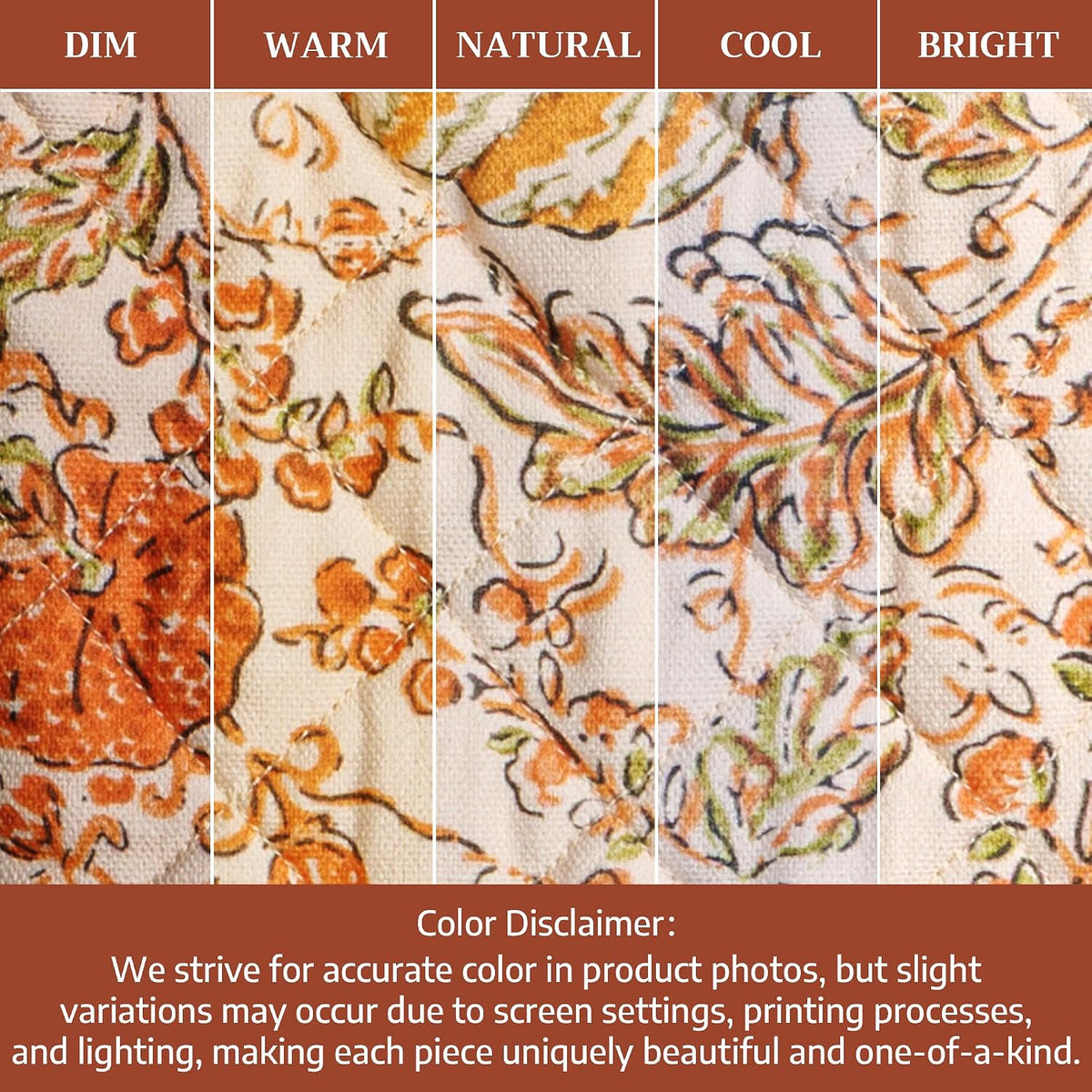 Maison d' Hermine 100% Cotton Oven Mitt & Pot Holder Set (7.5"x13" & 8"x8") - Colors C