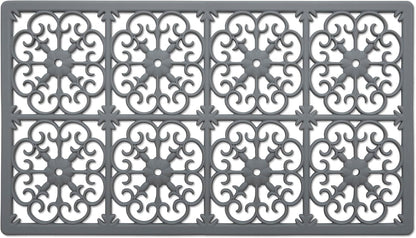 GASARÉ, Extra Large, Thick, Silicone Trivet for Hot Dishes, Pots, and Pans, Heat Resistant Mat for Countertop, Hot Pad for Kitchen, Easy to Clean, 16 x 12 x 3/8 Inches, White