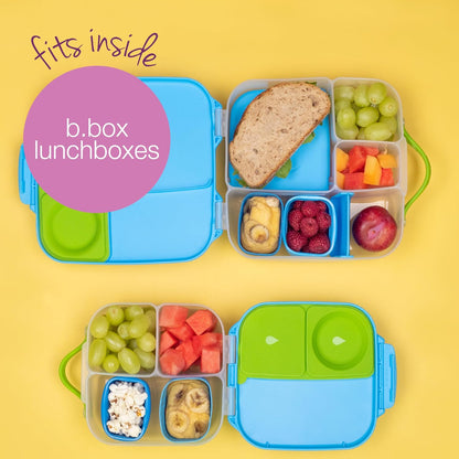 b.box Silicone Snack Cup (2-pack): Divider for Bento Box & Lunch Box, Ideal for Separating & Containing Foods, Dishwasher, Microwave, Oven and Freezer safe (Berry)
