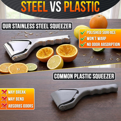 NADOBA Lemon Squeezer and Lime Squeezer, Max Extraction Citrus Hand Juicer