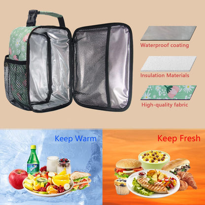 Hap Tim Kids Lunch Box for Girls Boys, Reusable Lunch Bag for Kids, Spacious Lunchbox, Insulated Lunchbag, Purple Unicorn(18654-PP)