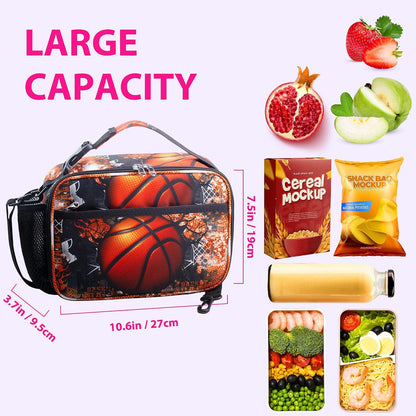 RLGPBON Kids Lunch Bag,Insulated Lunch Box for Girls,Lunch Bag Toddler Teen,School Daycare Cute Travel bags