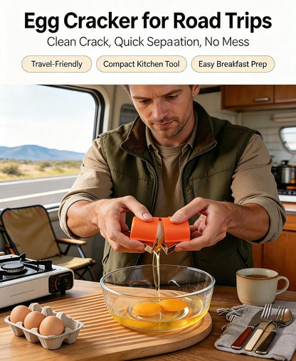 Egg Shell Opener,Raw Egg Cracker,Egg Cracker Tool for Raw Eggs