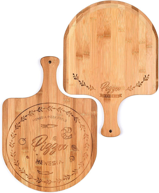12 Inch Premium Bamboo Pizza Peel with Handle