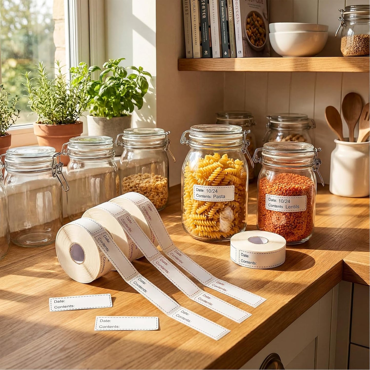 Sayglossy 7000 Pcs Day of Week Label Food Label Monday Through Sunday Management Inventory Sticker Removable Weekly Self Adhesive Date Dot Sticker for Restaurant Kitchen Container (Square)