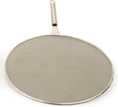 RSVP International Endurance Kitchen Collection Spatter Screen, Dishwasher Safe, 15" Diameter, Stainless Steel