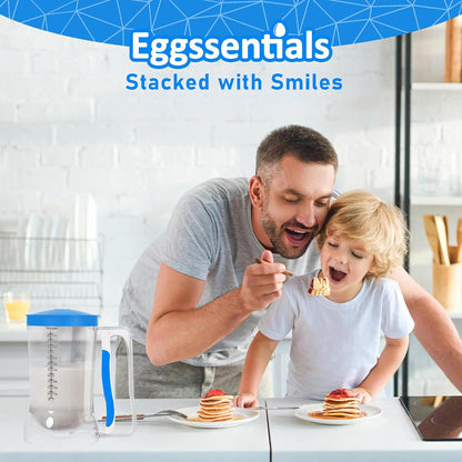 Eggssentials Pancake Batter Dispenser with Squeeze Handle Pancake Dispenser