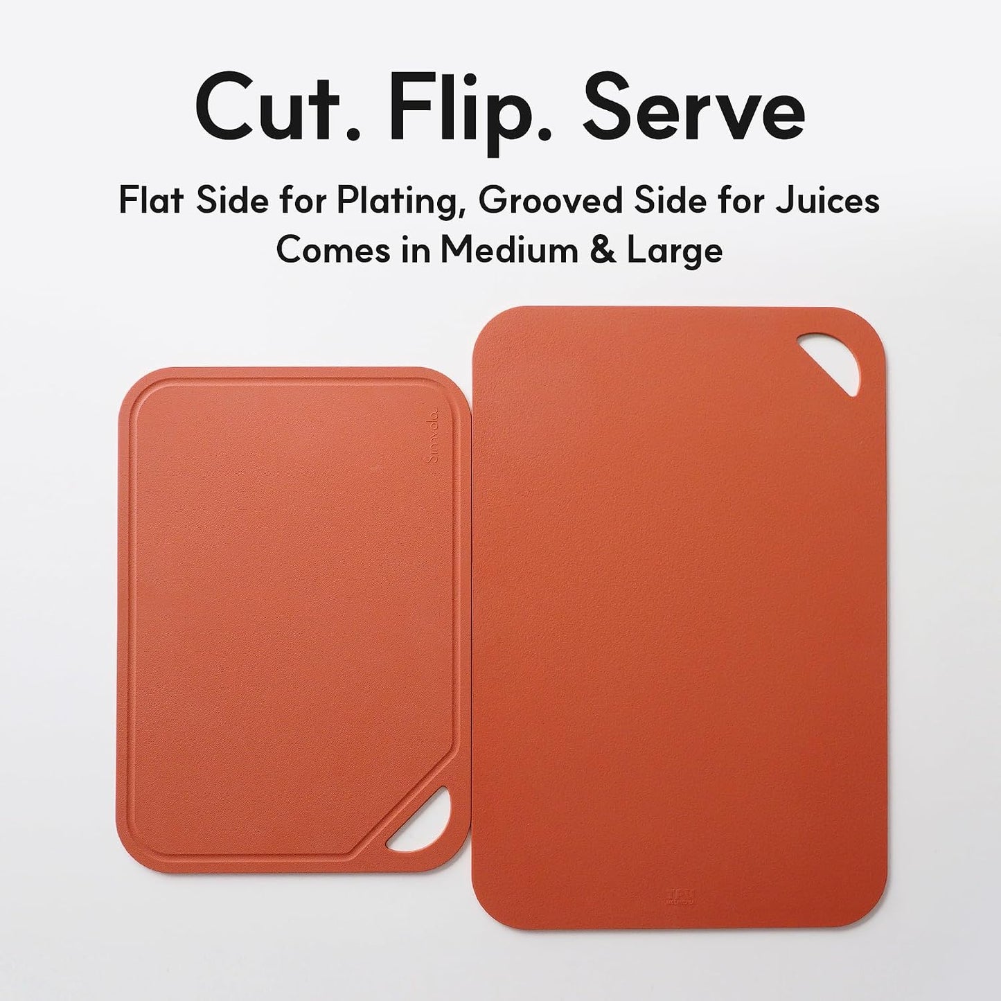 Flexible TPU Cutting Board Mat, Brick Large | Premium TPU, Knife Friendly, Non-Slip, Dishwasher Safe, Made in Korea