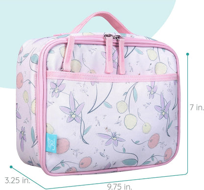 Wildkin Kids Insulated Lunch Box, Keeps Food Hot or Cold, BPA-Free with Mesh Pockets & Easy-Clean Lining – Ideal for School, Travel & Daycare – Holographic