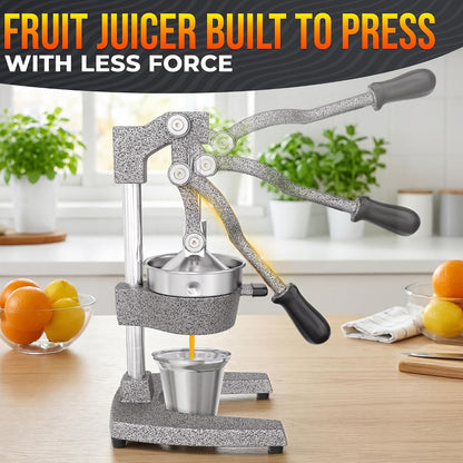 NADOBA Lemon Squeezer and Lime Squeezer, Max Extraction Citrus Hand Juicer