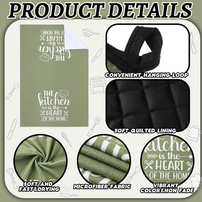 Sratte 6 Pcs Farmhouse Kitchen Decor Accessories Set