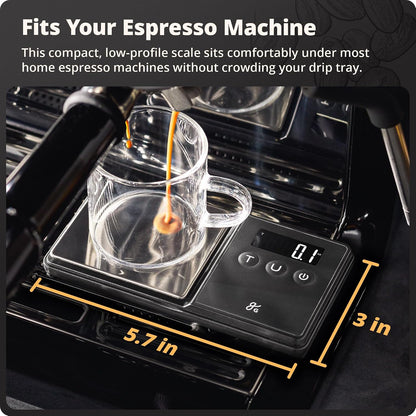 Greater Goods Digital Espresso Scale with 0.1g Precision, 750g Capacity