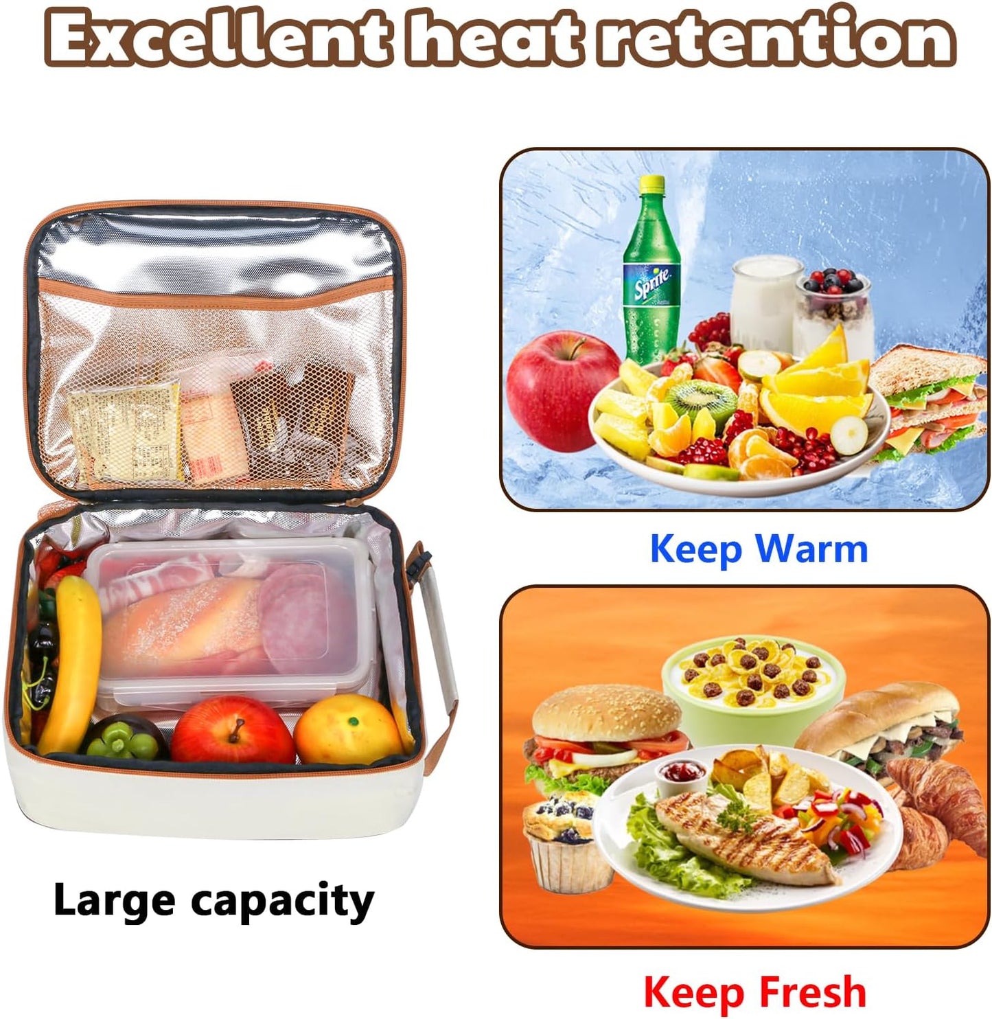 Hap Tim Kids Lunch Box for Girls Boys, Reusable Lunch Bag for Kids, Spacious Lunchbox, Insulated Lunchbag, Purple Unicorn(18654-PP)
