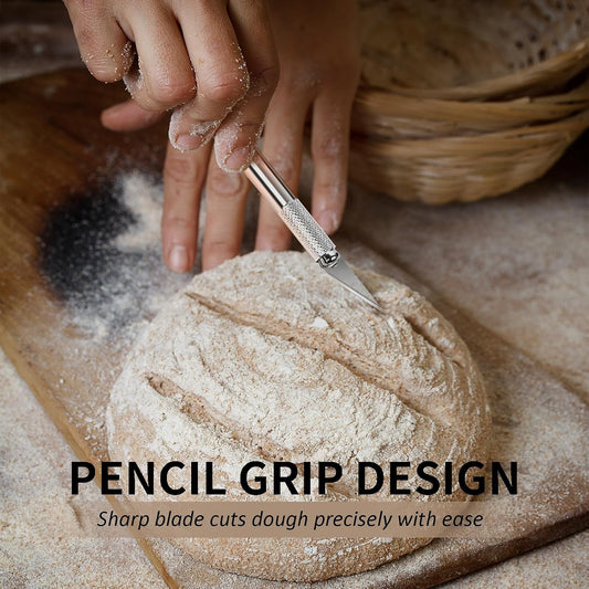 Premium Bread Lame – Steel Sourdough Scoring Tool for Home Bakers