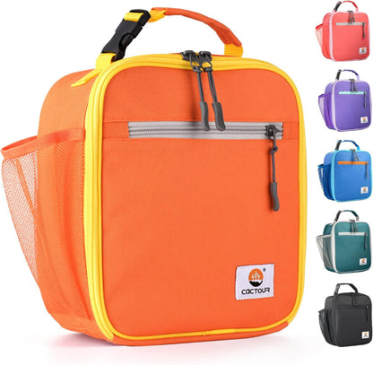 CaCTOUR Lunch Box Kids,Premium Insulated Lunchbox for Girls Boys,Soft Mini Cooler Bag Back to School Thermal Reusable Lunch Bag for Work School Picnic (Blue)