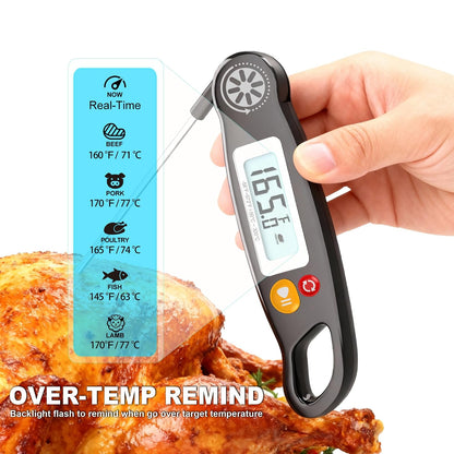 Meat Thermometer Digital - Instant Read Food Thermometer