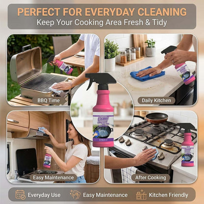 Fast-Acting Heavy-Duty Grill Degreaser Spray, Heavy-Duty BBQ grill Degreaser Spray