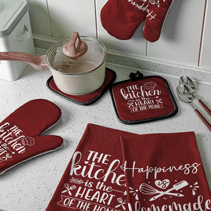 Sratte 6 Pcs Farmhouse Kitchen Decor Accessories Set