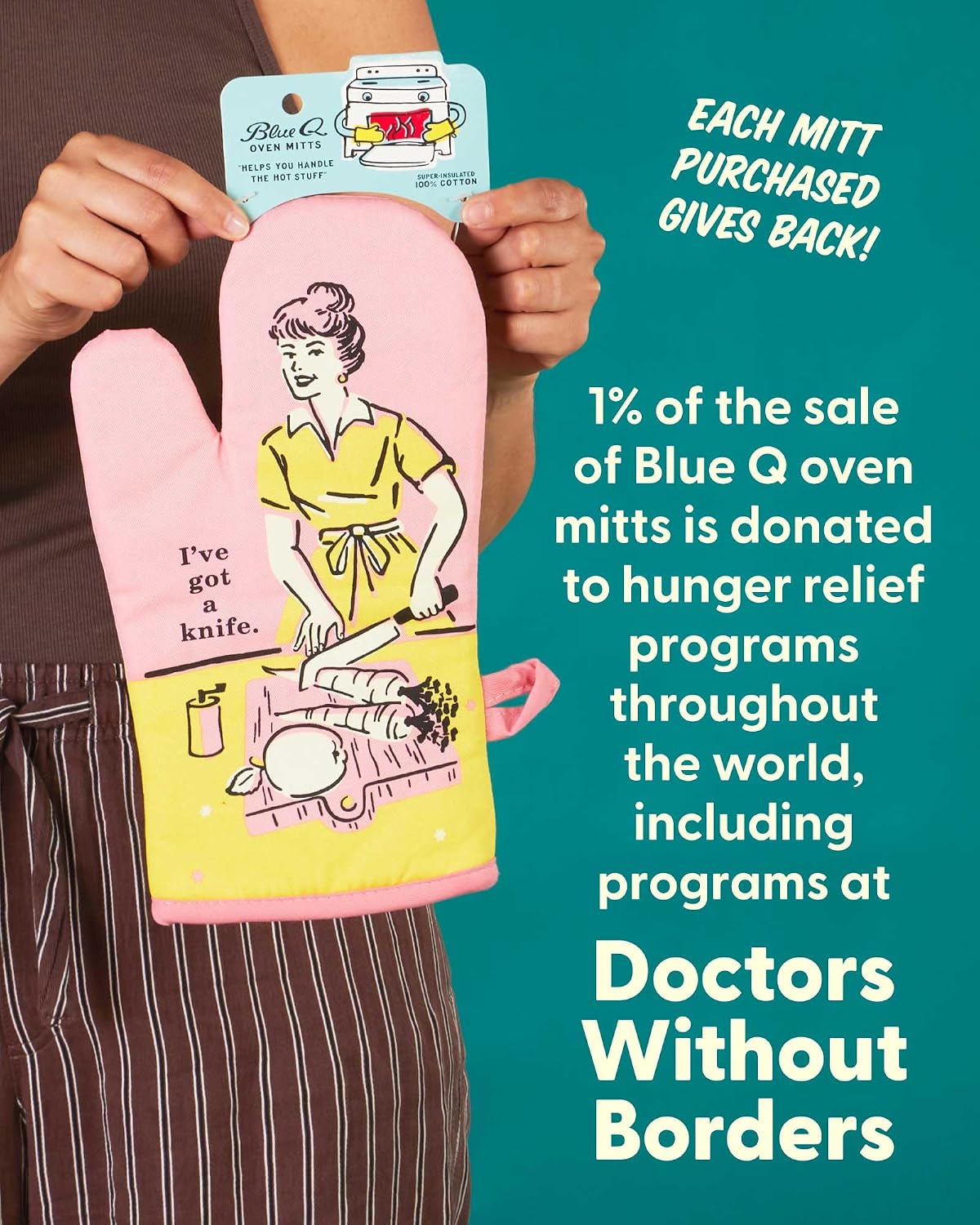 Blue Q Oven Mitts - Cute Kitchen Accessories & Kitchen Gifts - from Scratch