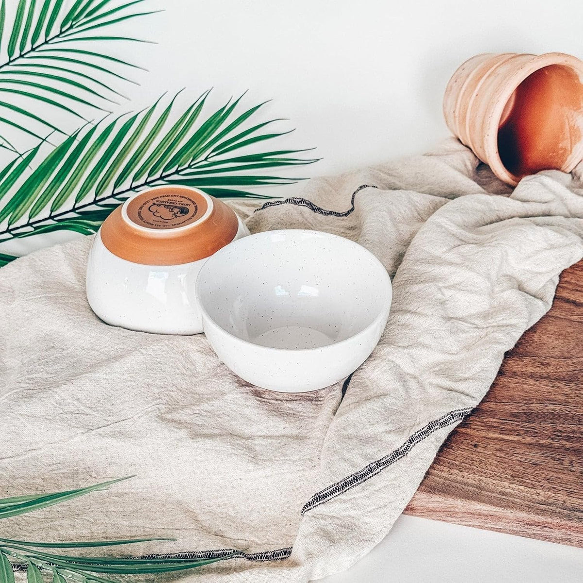 Mora Ceramic Artisan Matte Small Dessert Bowls - 16oz, Set of 6 - Microwave, Oven and Dishwasher Safe, For Rice, Ice Cream, Soup, Snacks, Cereal, Chili, Side Dishes etc - Microwavable Kitchen Bowl