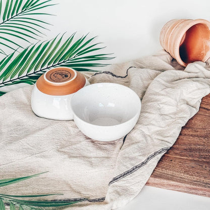 Mora Ceramic Artisan Matte Small Dessert Bowls - 16oz, Set of 6 - Microwave, Oven and Dishwasher Safe, For Rice, Ice Cream, Soup, Snacks, Cereal, Chili, Side Dishes etc - Microwavable Kitchen Bowl