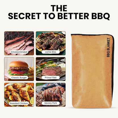 BBQ Prep Tub with BBQ Blanket, 16L Multifunctional Camping Cutting Board with Locking Lid, Reusable Meat Resting Bag for Smoking, Collapsible Dish Basin for Marinating Food (Large 16L)
