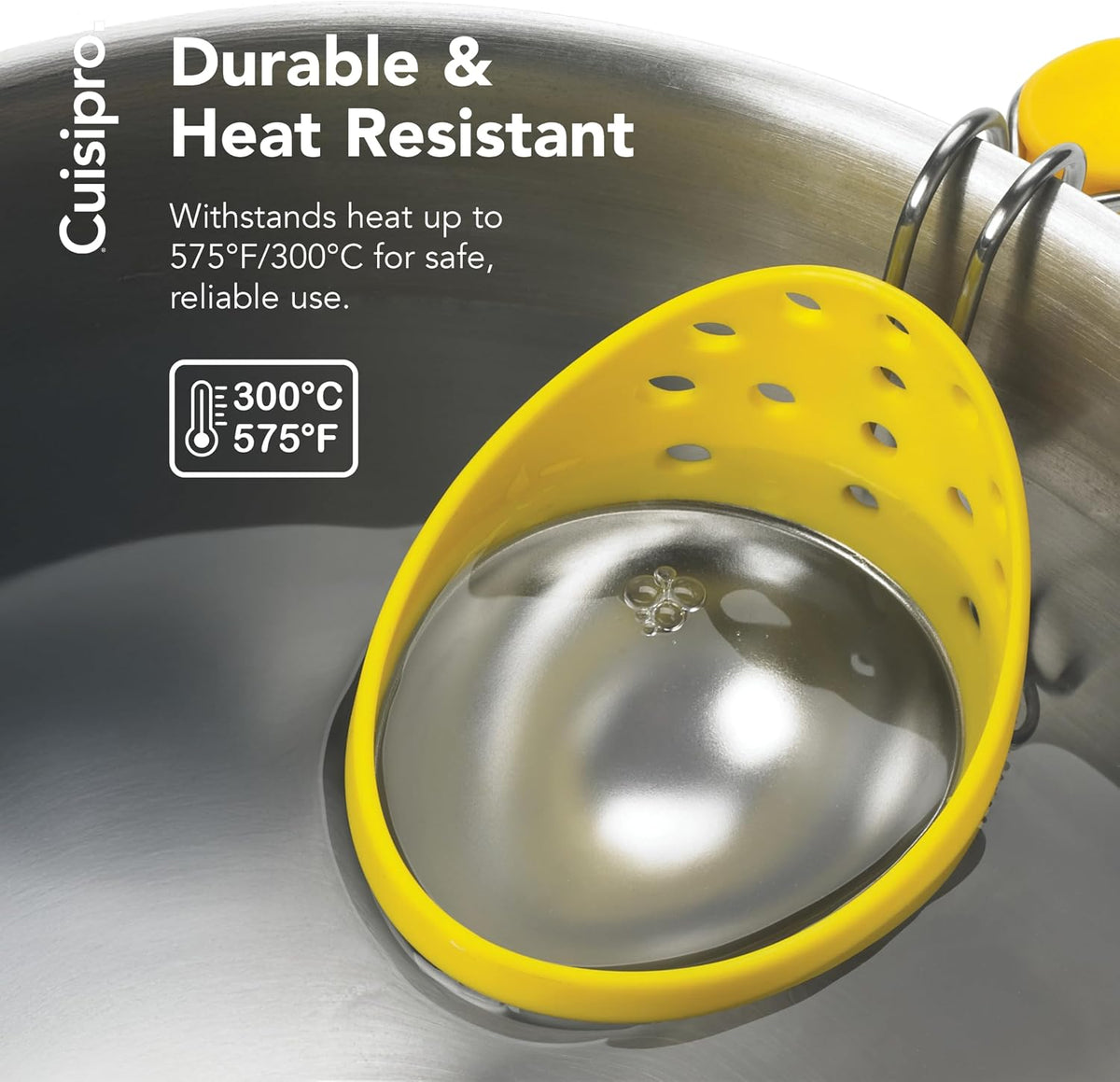 Cuisipro Stainless Steel Egg Poacher, Set of 2