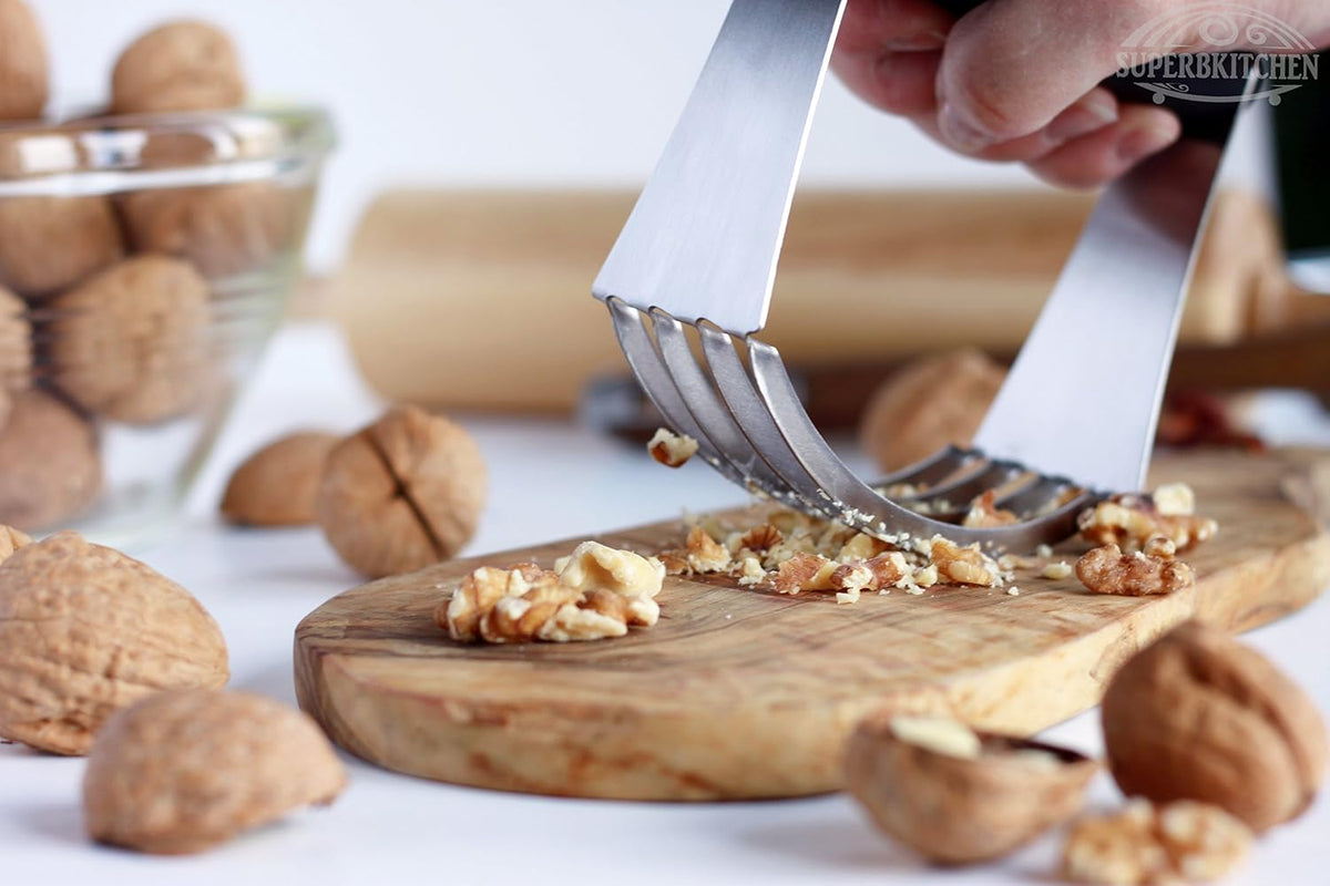 Dough Blender - Stainless Steel Professional Pastry Cutter for All Fall Baking