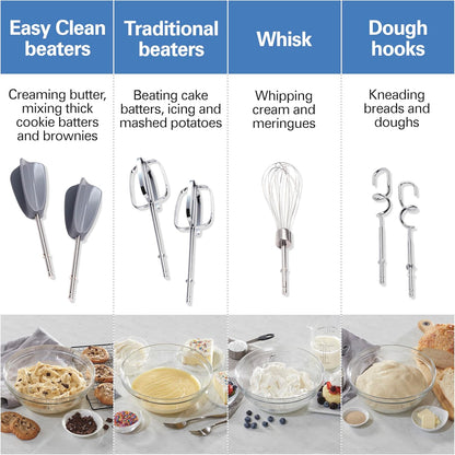 Hamilton Beach 6-Speed Electric Hand Mixer With Easy Clean Beaters