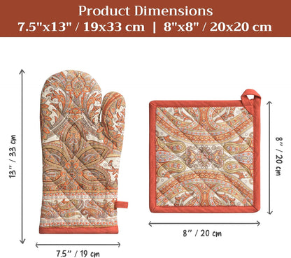 Maison d' Hermine Pot Holders 100% Cotton Potholders (8" x 8") - Colors A