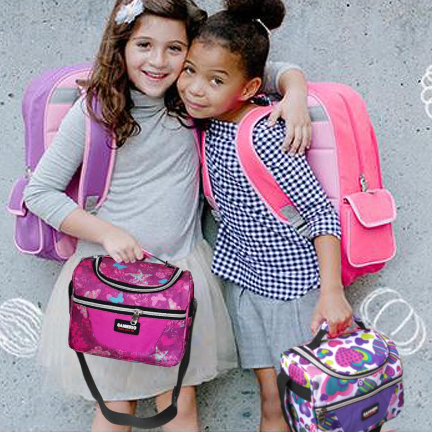 Lunch Bag for Kids Coole Lunch Box Tote for Women Girls Boys Children Student Insulated Bento Bag for School Work Picnic Outdoor Activities