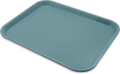 Carlisle FoodService Products Café Cafeteria Tray, Fast Food Tray for Restaurant or Commercial Use, 14" x 18", 1 Count, Black