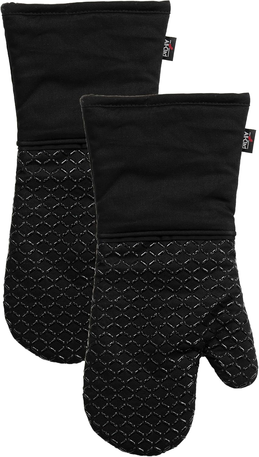 All-Clad Premium Pot Holder: Heat Resistant up to 500 Degrees - 100% Cotton, 10"x8" Hot Pad for Kitchen and Barbecue, 2-Pack, Indigo