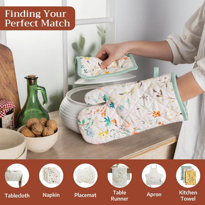 Maison d' Hermine Pot Holders 100% Cotton Potholders (8" x 8") - Colors A