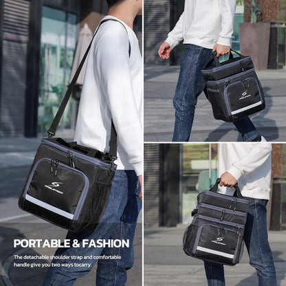 Maelstrom Lunch Box for Men,Insulated Lunch Bag Women/Men,Leakproof Lunch Cooler Bag, Lunch Tote Bag