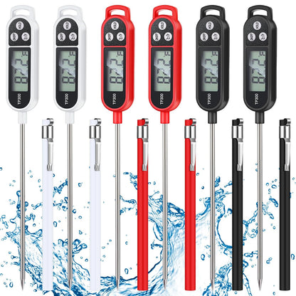 Copkim Food Thermometer Instant Read Probe BBQ,Red