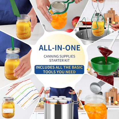 Canning Supplies Starter Kit,Canning Kit Set for Beginners
