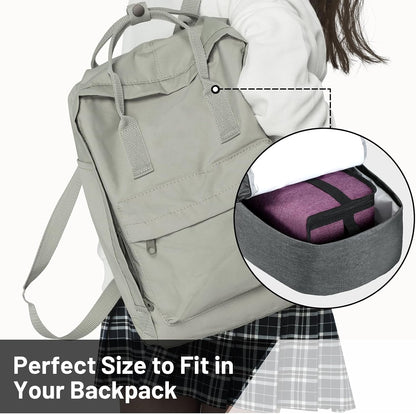 MIER Small Lunch Bag for Kids & Adults Compact Insulated Lunch Box Portable Thermal Mini Cooler for Work School Travel, Bluesteel