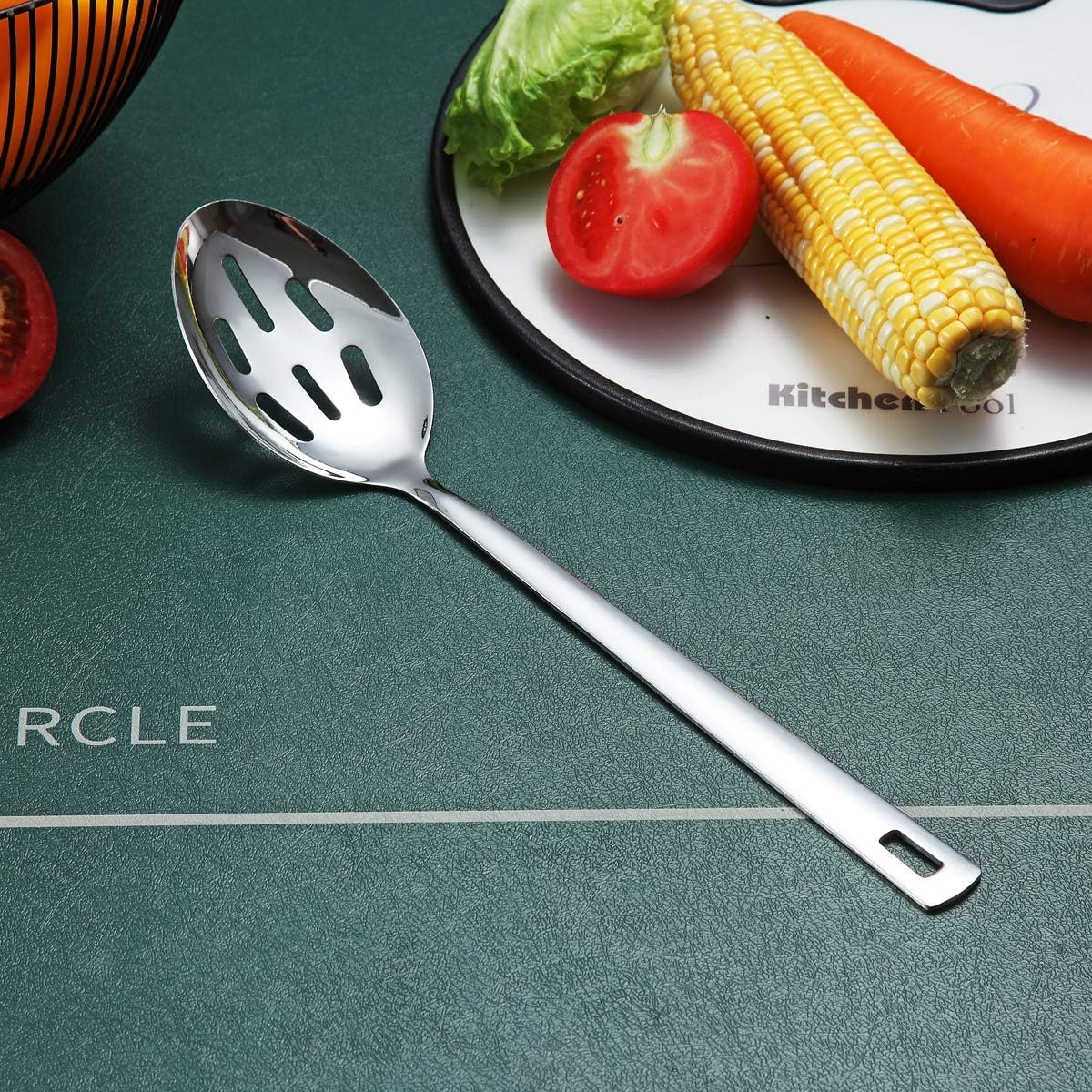 Stainless Steel Spatulas, Berglander Slotted Turner, Metal Turner For Cooking, Kitchen For Nonstick Cookware, Barbecue Spatulas, Dishwasher Safe, Easy to Clean