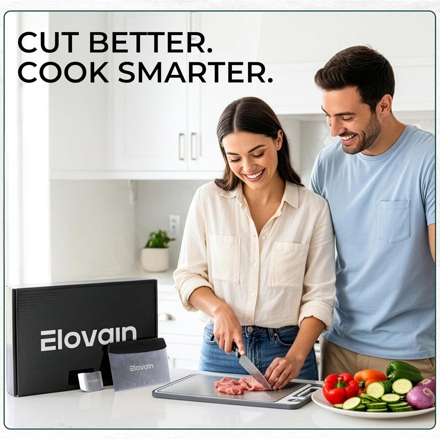 Stainless Steel Cutting Board Kitchen Set - Double Sided Stainless Steel Chopping Board With Sharpener Scraper And Finger Guard, Non Slip Edges, Dishwasher Safe Over Sink With Lip, 3 Piece