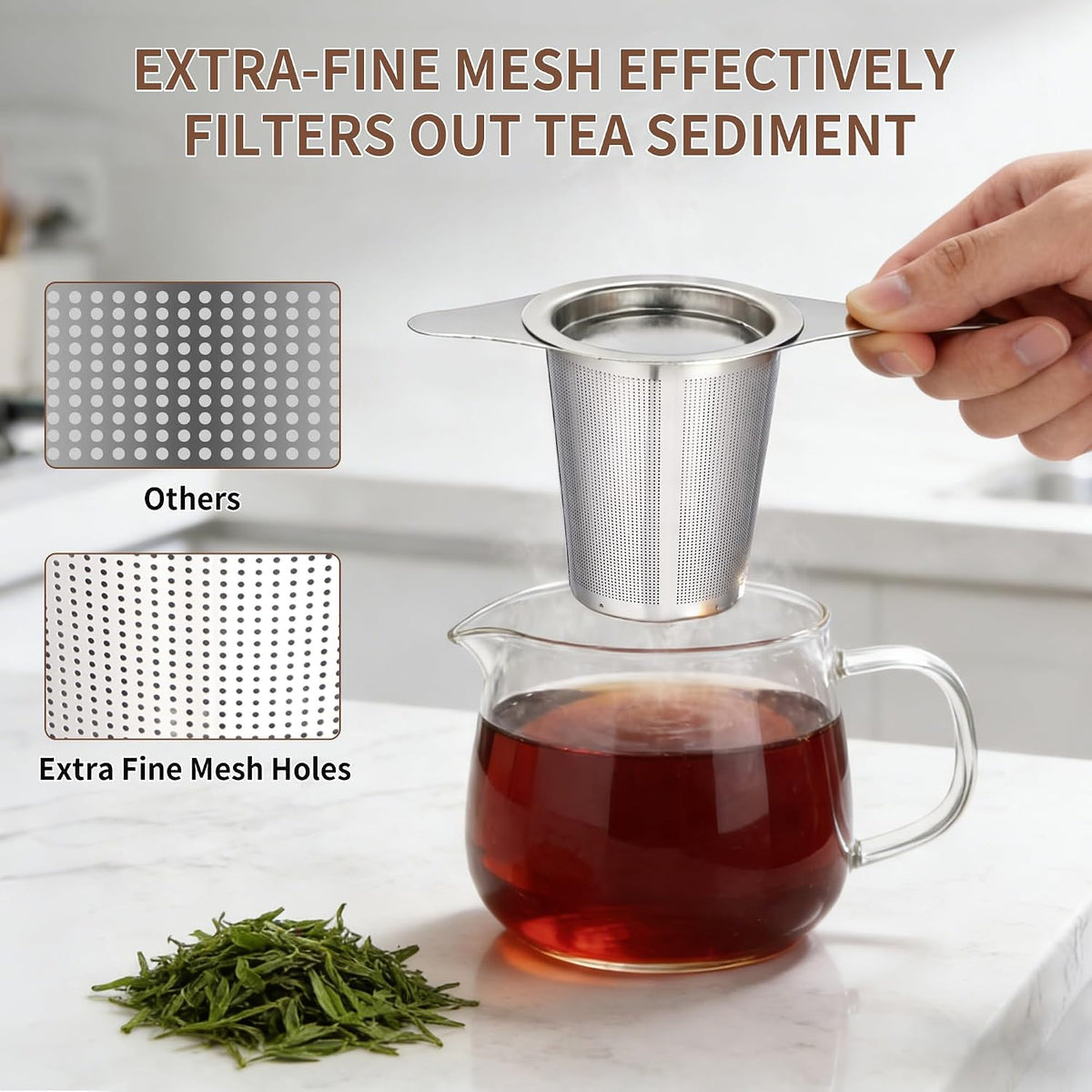 Supercenter Tea Infuser Stainless Steel Steeper Tea Strainers Loose Tea