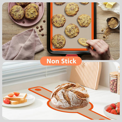 Silicone Baking Mat, Nonstick & Reusable